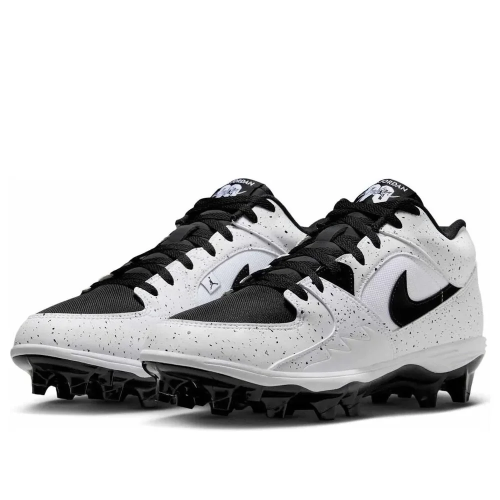 Air Jordan Stadium 90 Low TD White Black Football Cleats